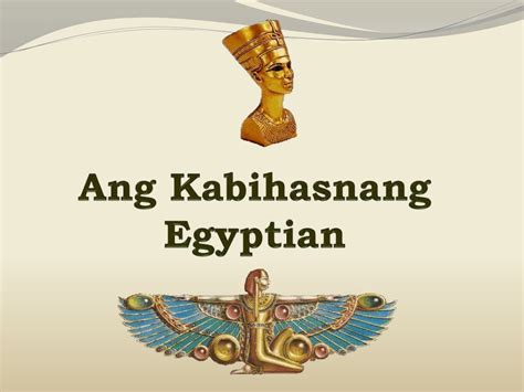 mga pamana ng kabihasnang egypt